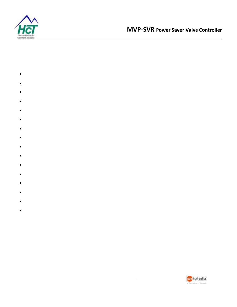 Product application guidelines, Mvp-svr, Power saver valve controller | High Country Tek MVP-SVR Series User Manual | Page 4 / 13