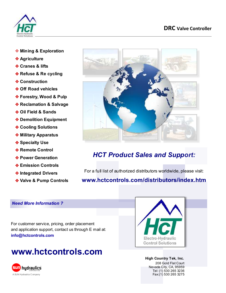 High Country Tek DRC Series User Manual | Page 19 / 19