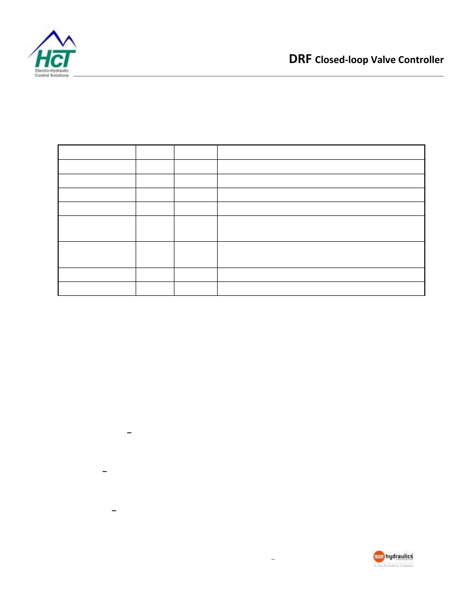 Closed-loop valve controller | High Country Tek DRF Series User Manual | Page 11 / 23