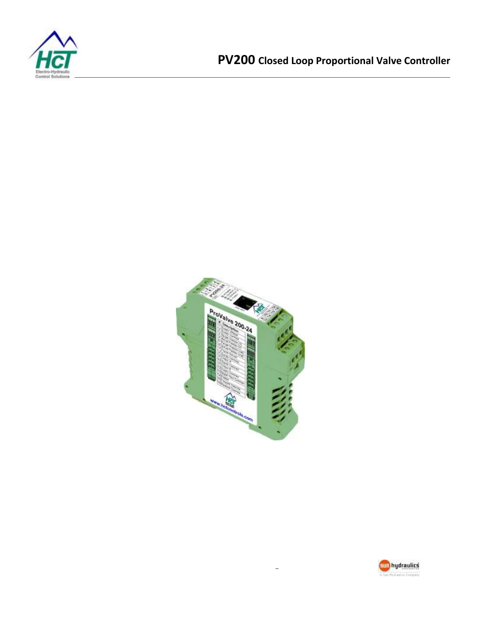 High Country Tek ProValve 200 Series User Manual | 20 pages