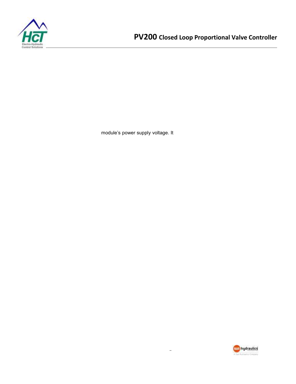 Pv200, Closed loop proportional valve controller | High Country Tek ProValve 200 Series User Manual | Page 12 / 20