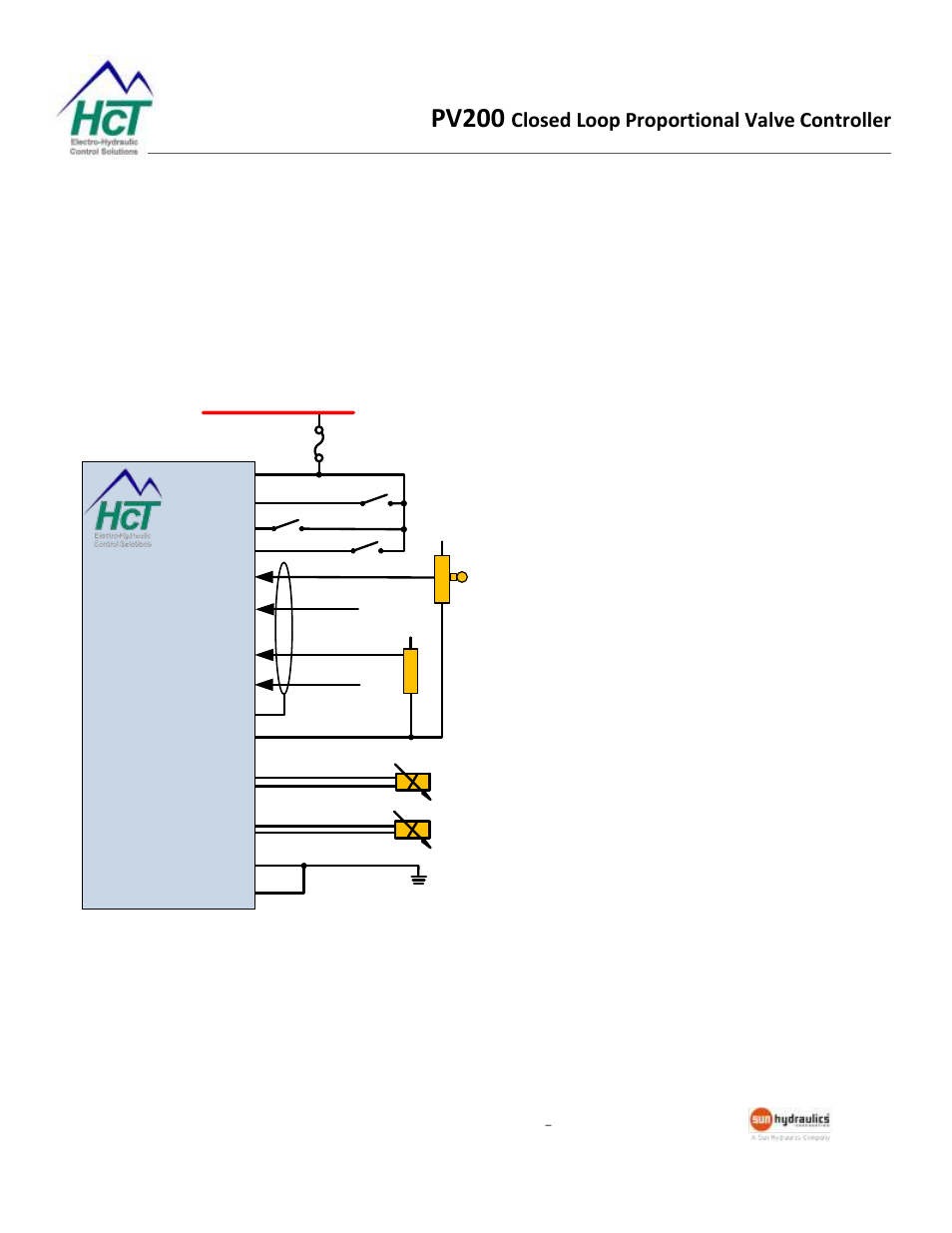 Application examples, Dual solenoid control, Pv200 | Closed loop proportional valve controller | High Country Tek ProValve 200 Series User Manual | Page 19 / 20