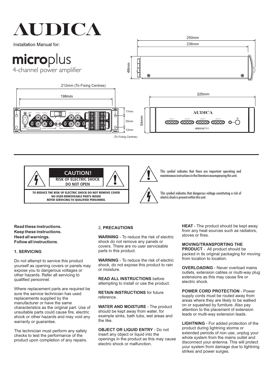 Audica MICRO plus User Manual | 8 pages