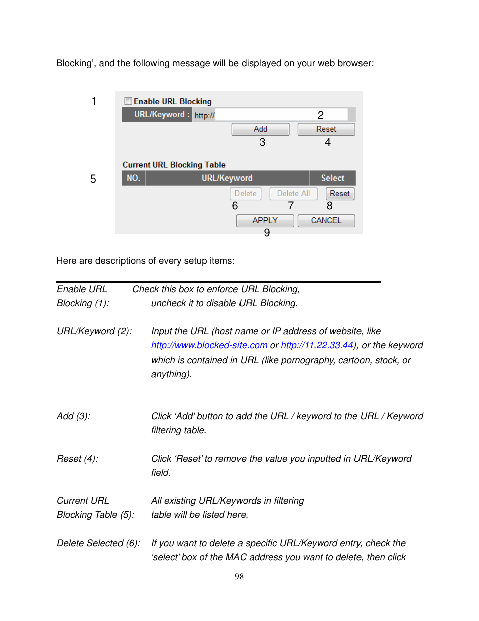 Airlink101 AR580W3G User Manual | Page 108 / 134