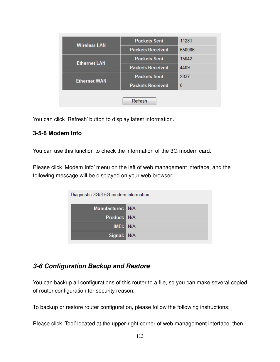 Airlink101 AR580W3G User Manual | Page 123 / 134