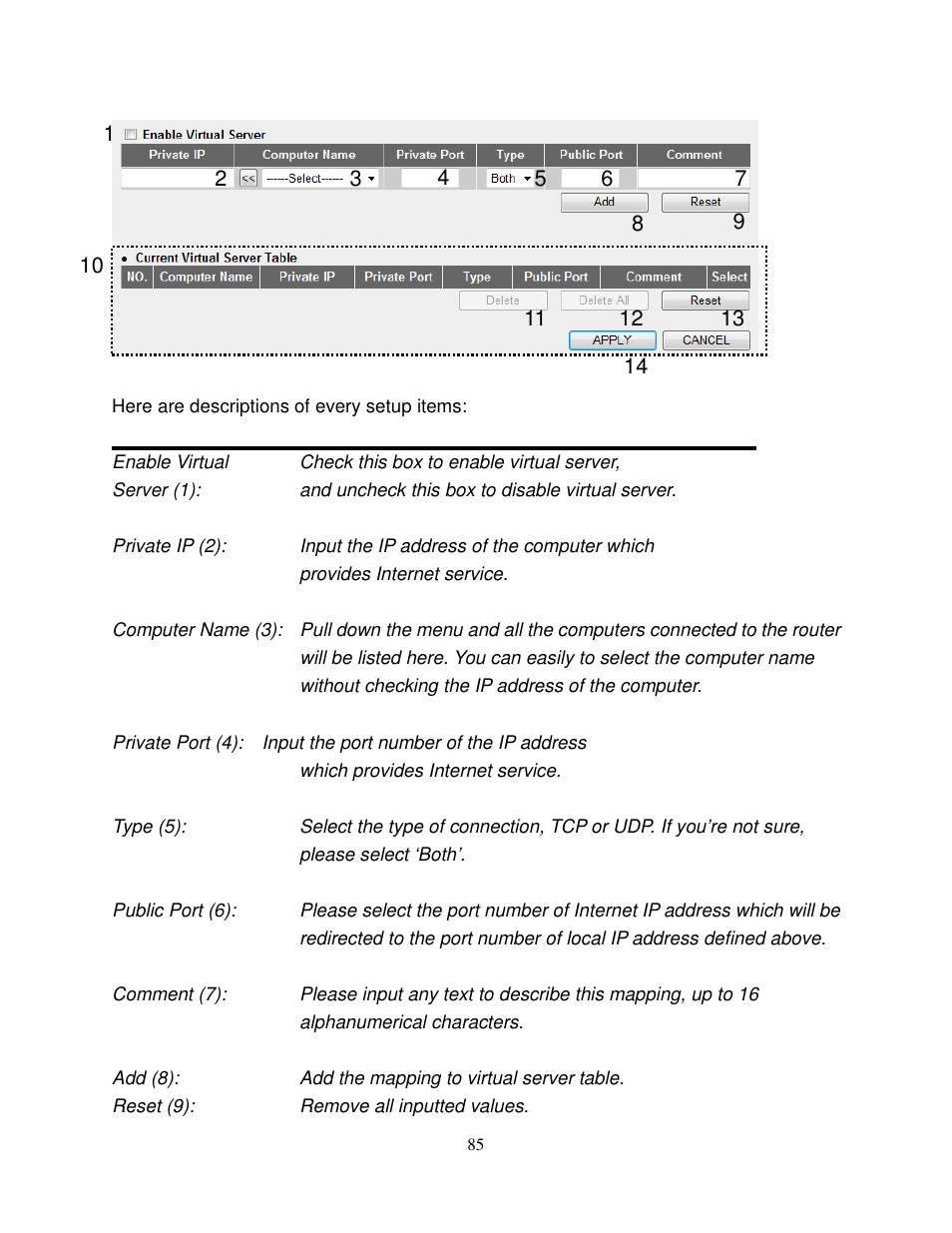 Airlink101 AR580W3G User Manual | Page 95 / 134