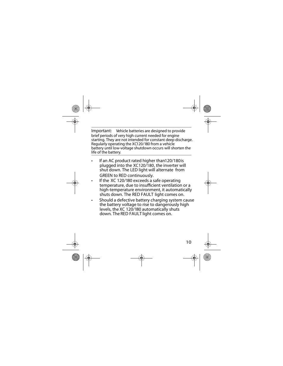 Power Bright XC180 User Manual | Page 11 / 23