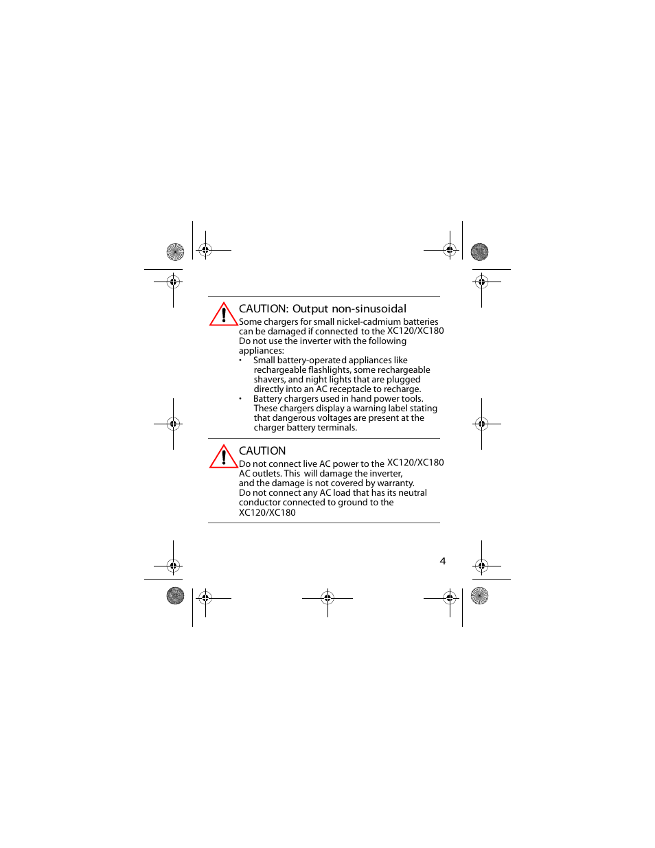 Power Bright XC180 User Manual | Page 5 / 23