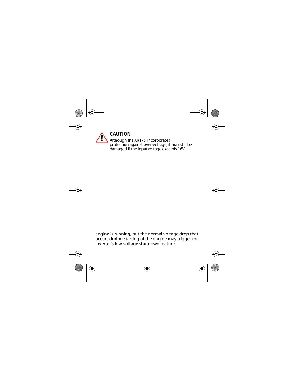 Battery operating time | Power Bright XR175-12 User Manual | Page 12 / 23