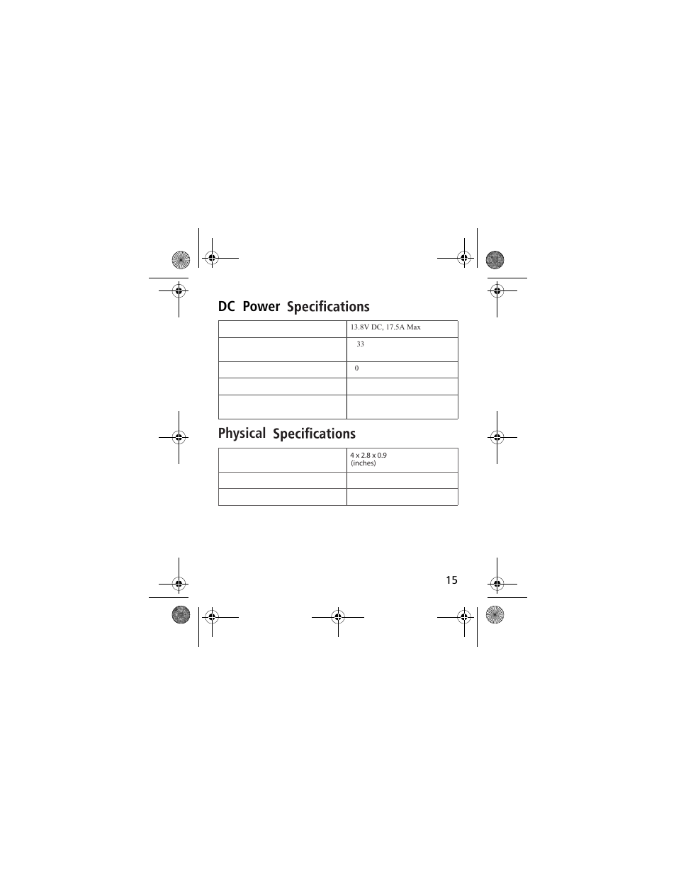 Dc power physical | Power Bright XR175-12 User Manual | Page 17 / 23