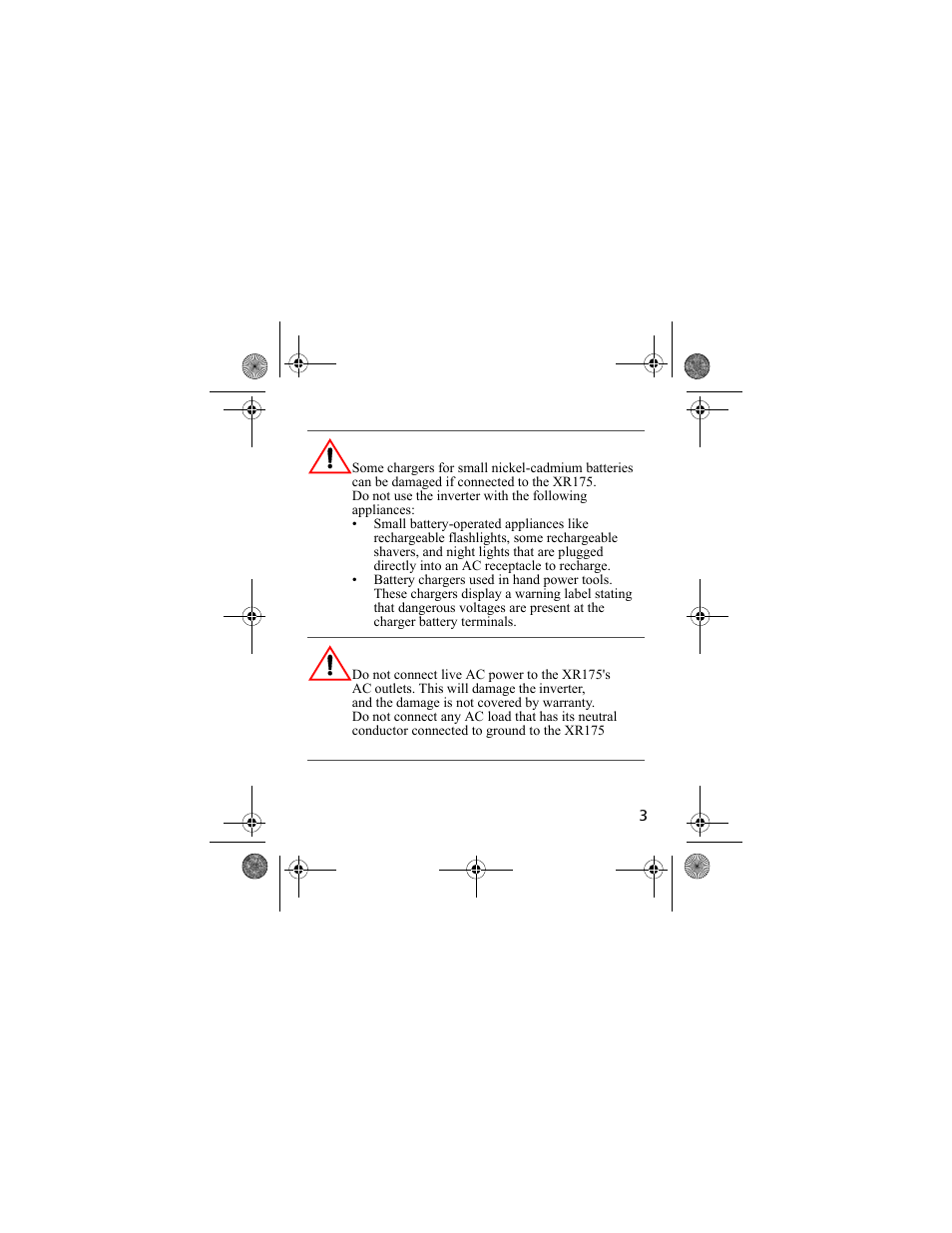 Power Bright XR175-12 User Manual | Page 5 / 23