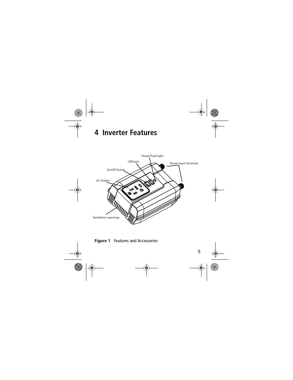 4 inverter features | Power Bright XR750-12 User Manual | Page 7 / 23