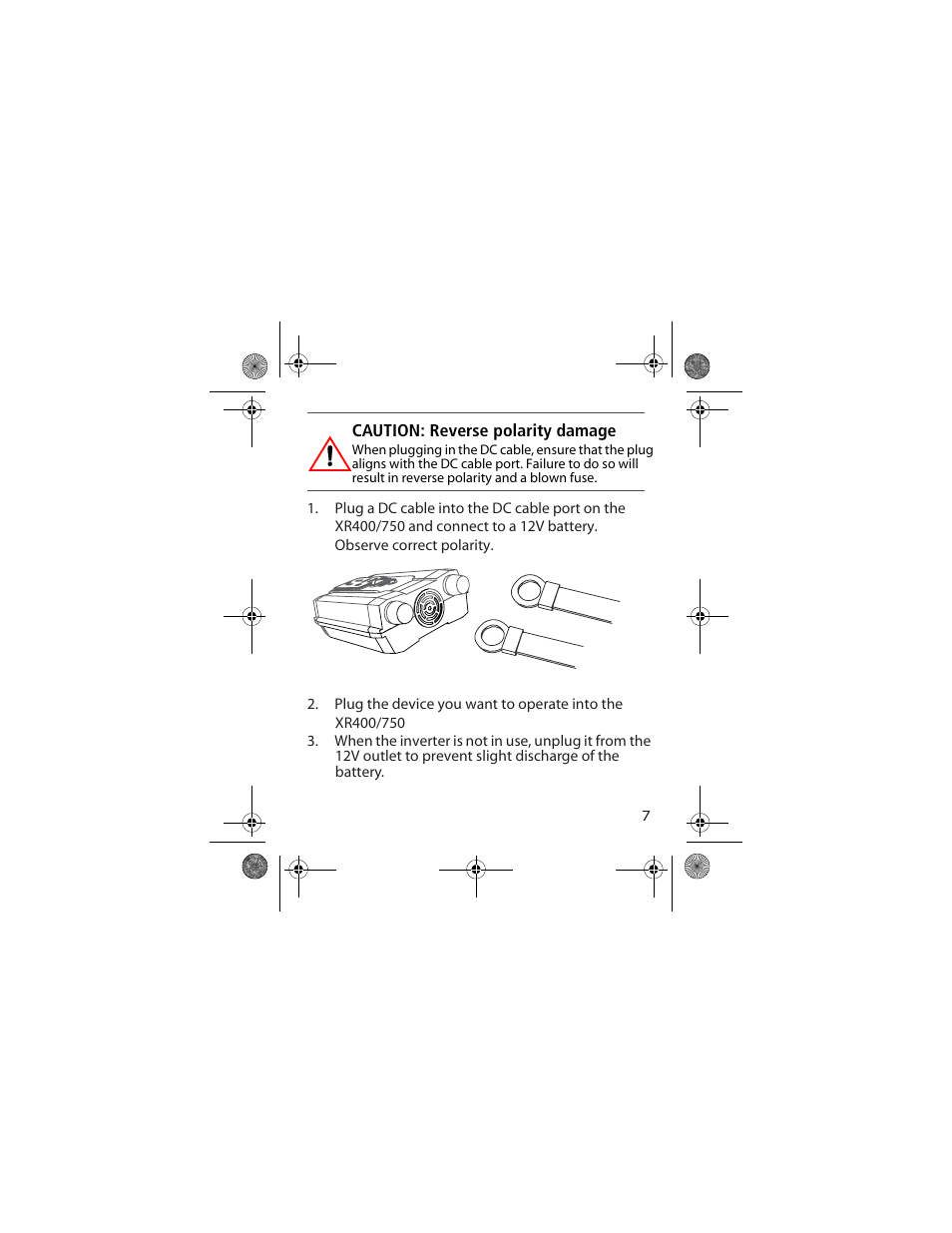 Power Bright XR750-12 User Manual | Page 9 / 23