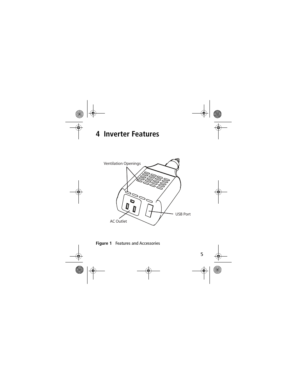 4 inverter features | Power Bright DX100-12 User Manual | Page 7 / 23