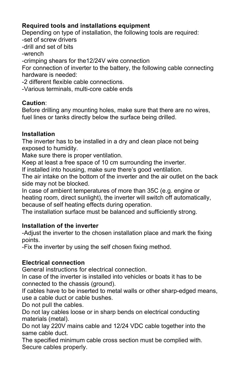 Power Bright EPS1500 User Manual | Page 3 / 8