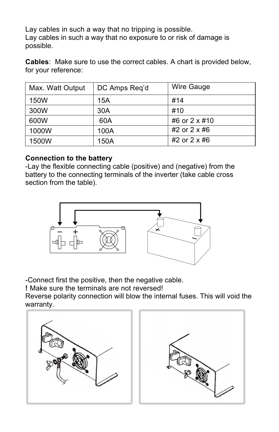 Power Bright EPS1500 User Manual | Page 4 / 8