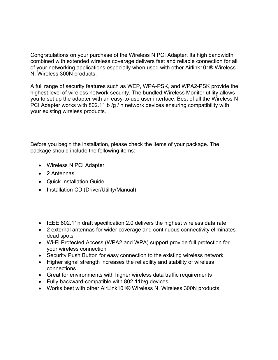 Introduction | Airlink101 AWLH6075 User Manual | Page 3 / 28