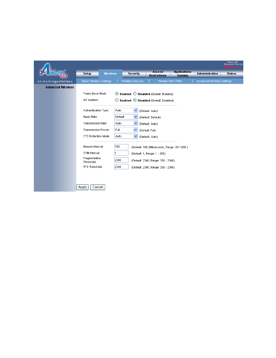 Airlink101 AR525W User Manual | Page 22 / 42