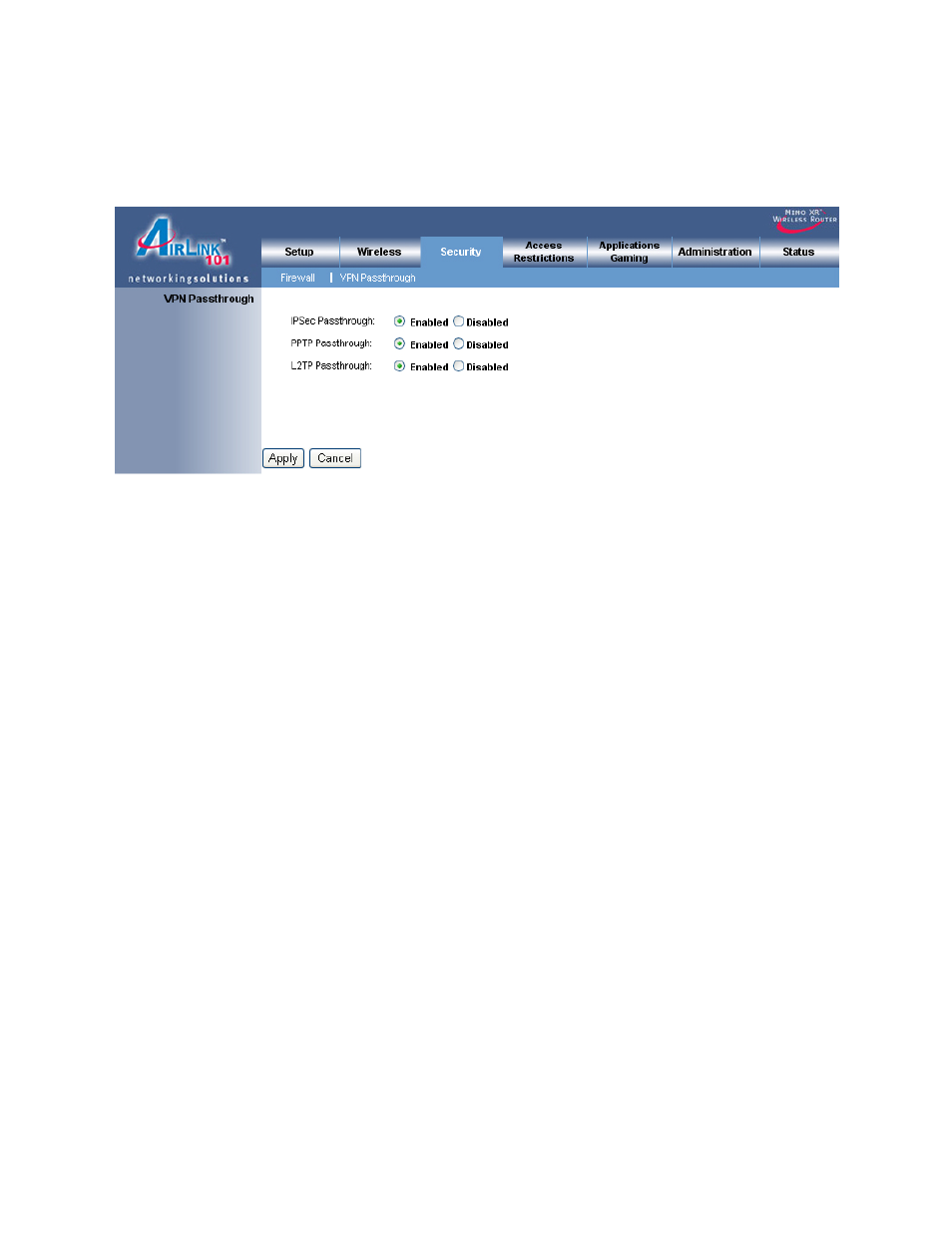 Airlink101 AR525W User Manual | Page 24 / 42
