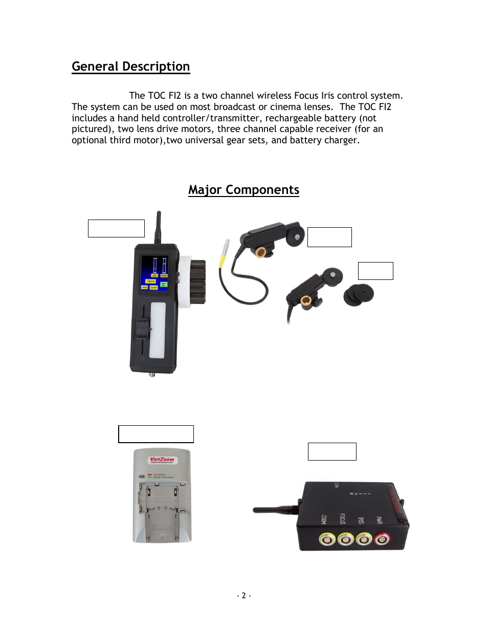 VariZoom VZTOC-FI2 User Manual | Page 2 / 11