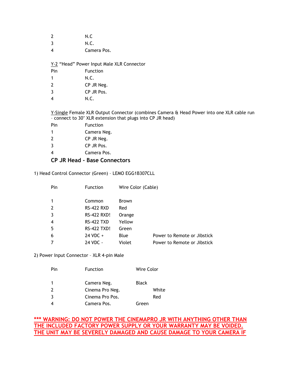 VariZoom VZCINEMAPRO-JR-K5 User Manual | Page 12 / 16