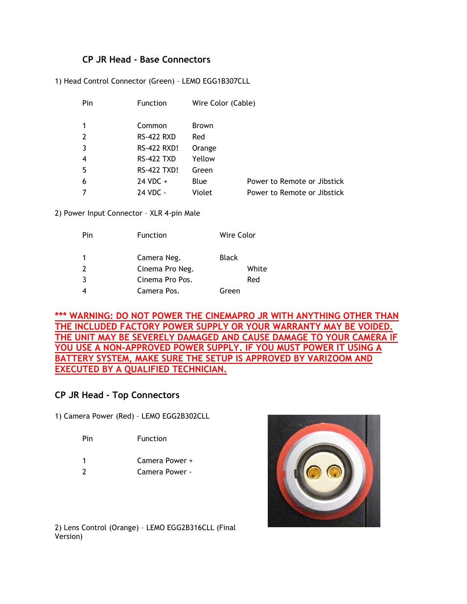 VariZoom VZCINEMAPRO-JR-K4 User Manual | Page 14 / 18