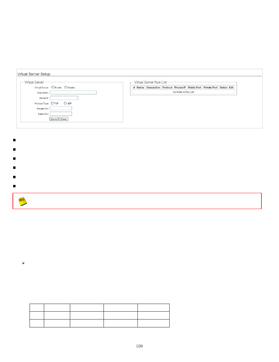 2 virtual server (port forwarding) | Airlink101 APO1010 User Manual | Page 113 / 168