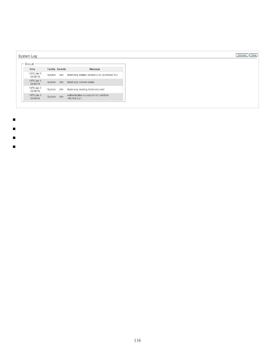4 event log | Airlink101 APO1010 User Manual | Page 121 / 168