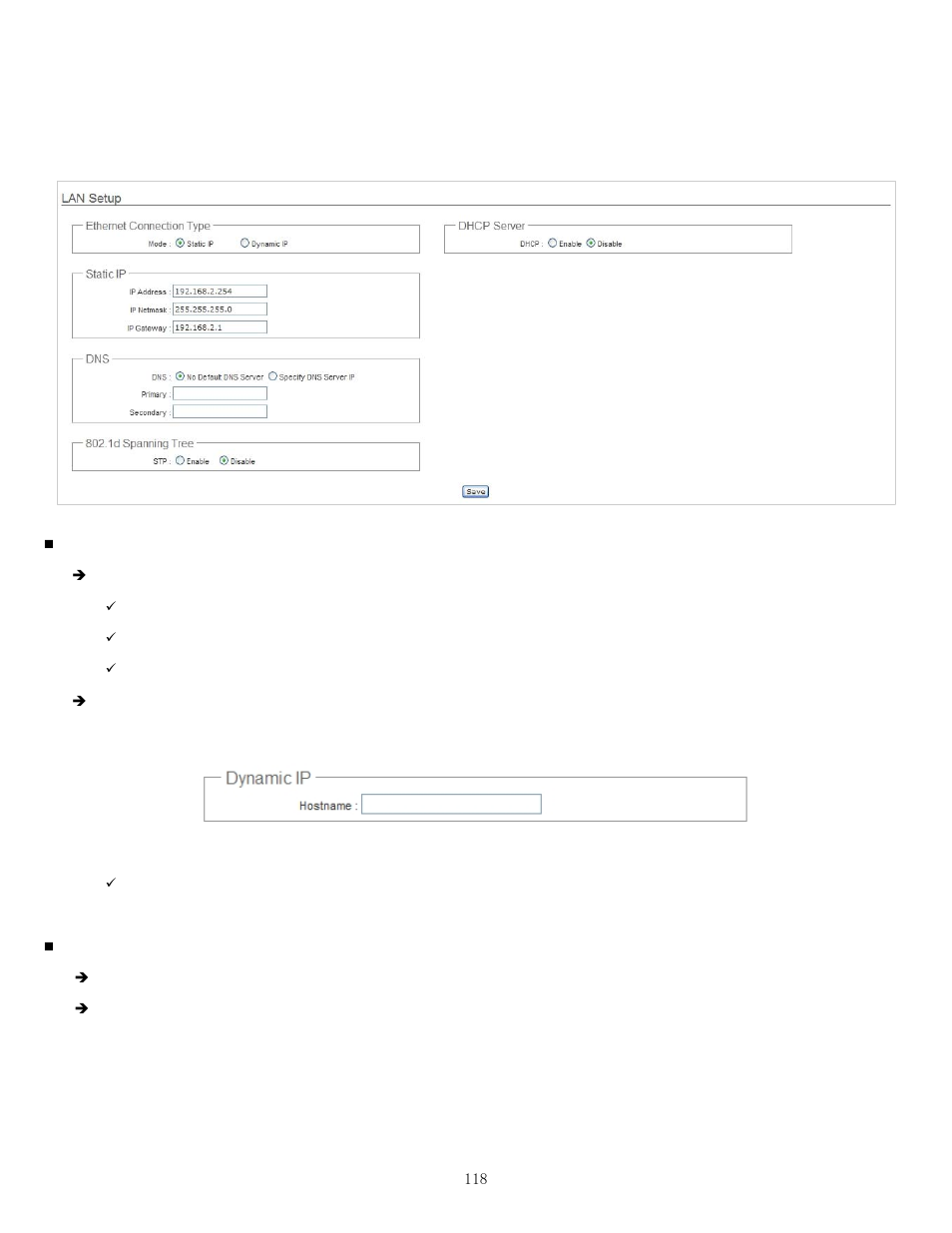 2 configure lan ip | Airlink101 APO1010 User Manual | Page 123 / 168