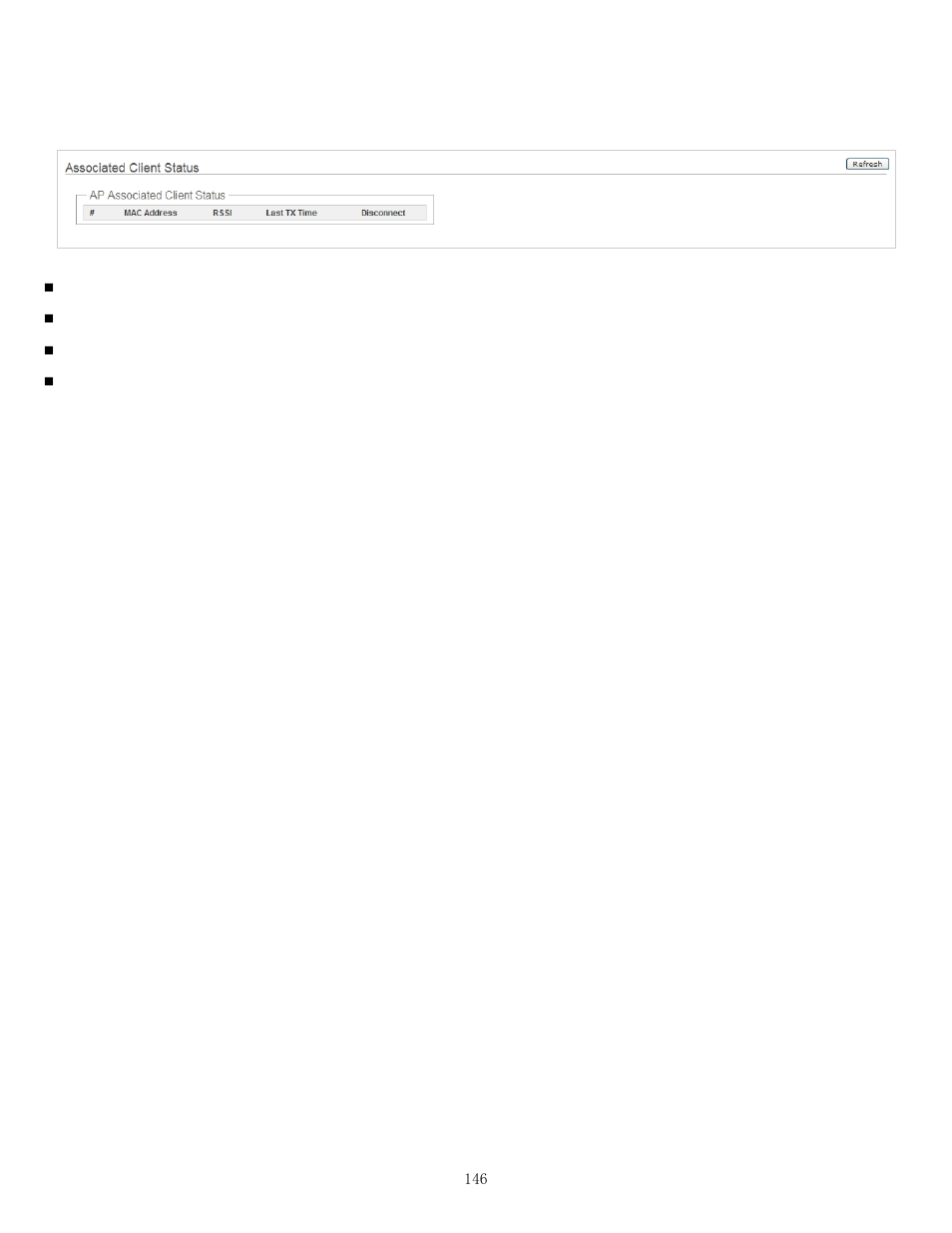 2 associated clients status | Airlink101 APO1010 User Manual | Page 151 / 168