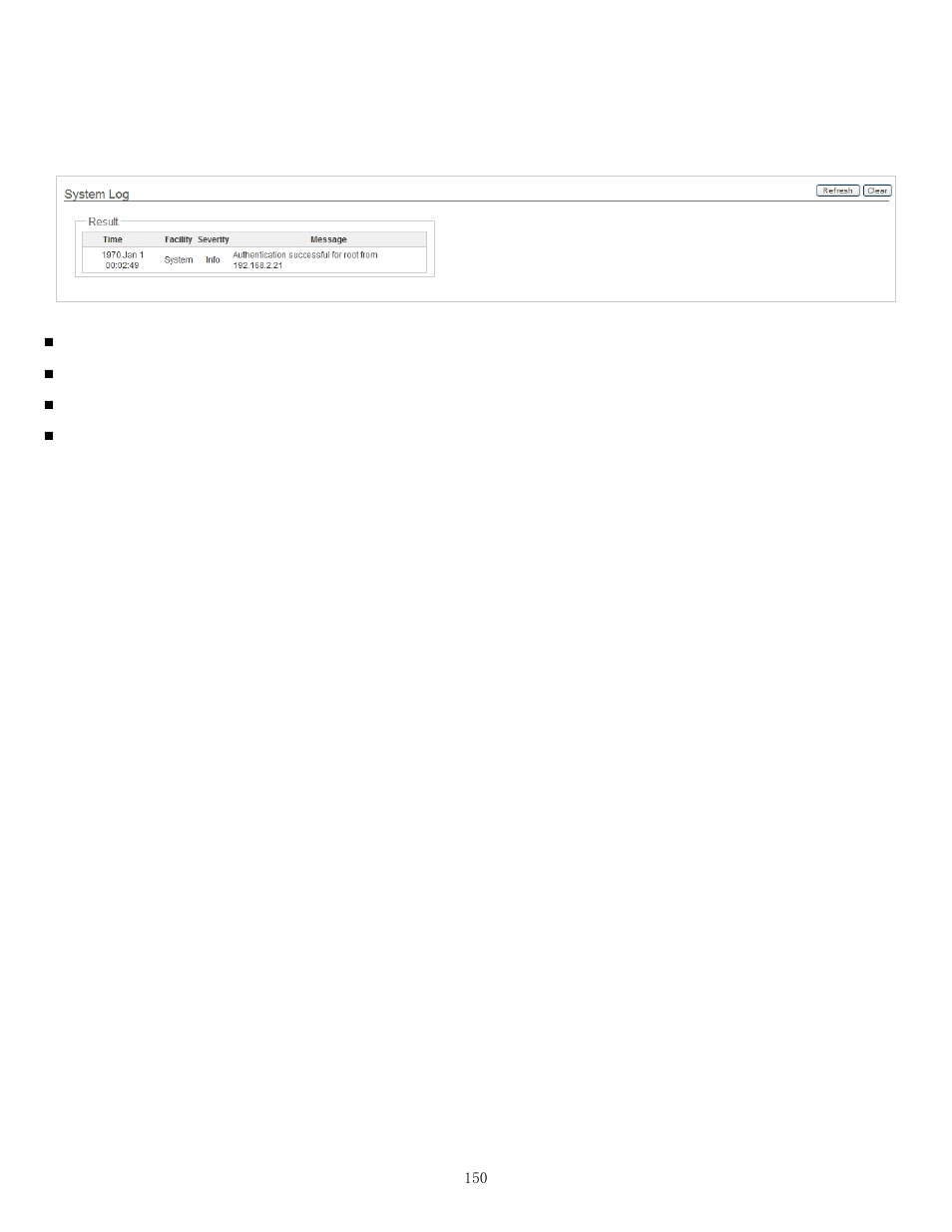 5 event log | Airlink101 APO1010 User Manual | Page 155 / 168