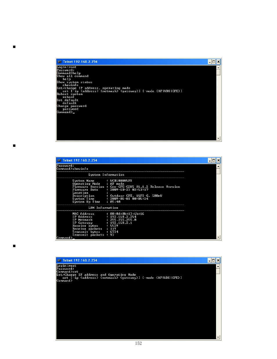 2 using the cli | Airlink101 APO1010 User Manual | Page 157 / 168