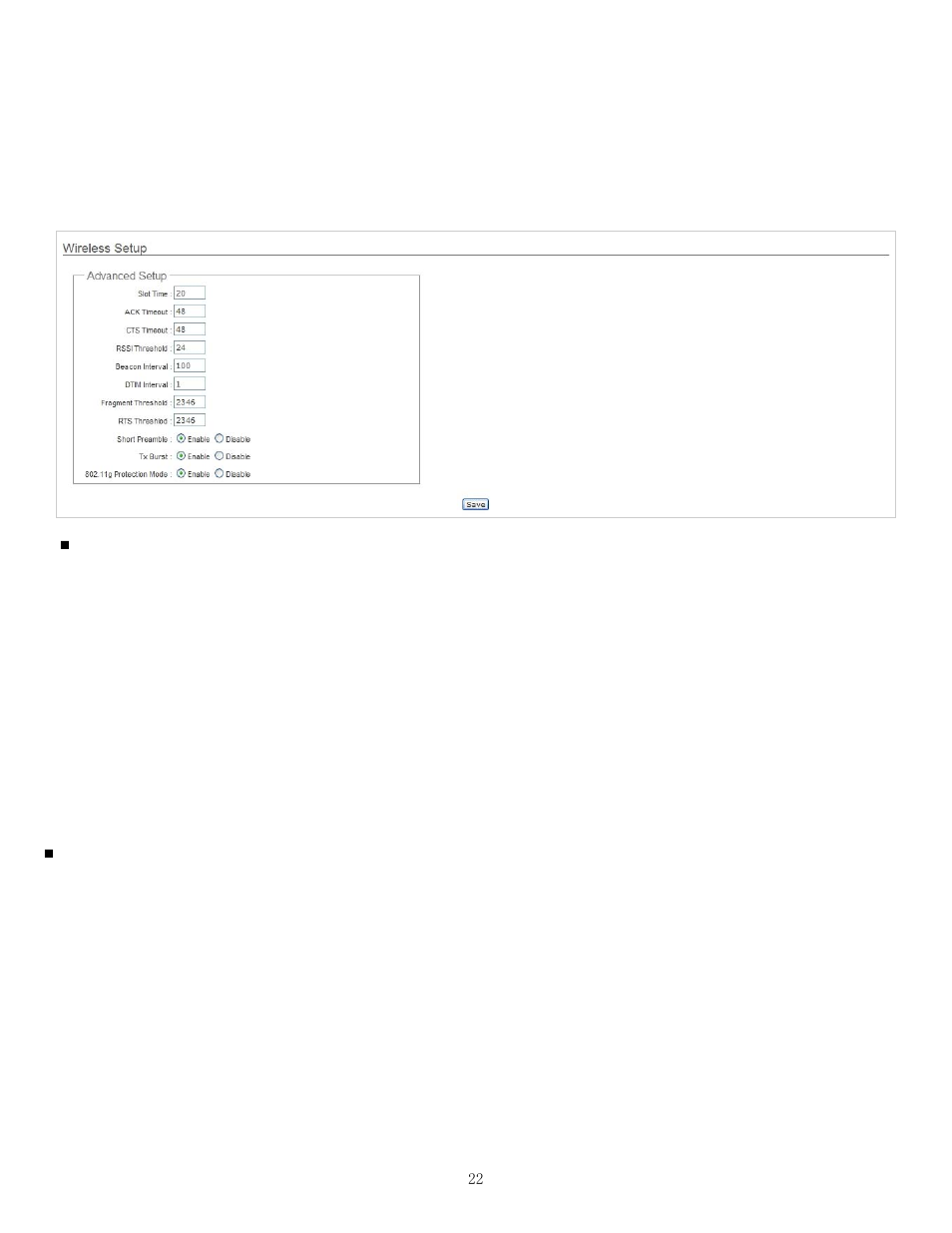 2 wireless advanced setup | Airlink101 APO1010 User Manual | Page 27 / 168