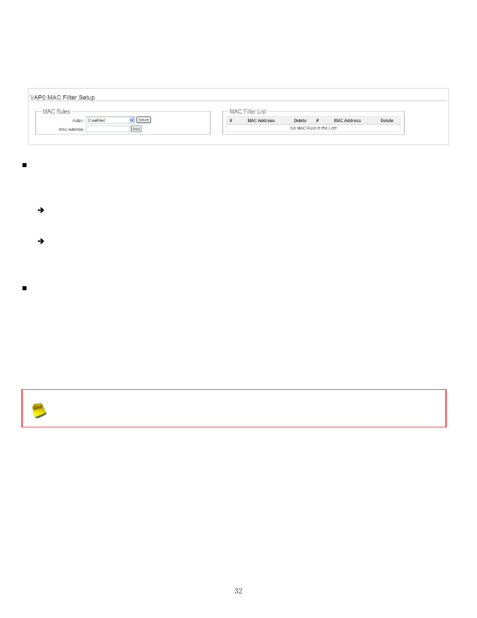 4 mac filter setup | Airlink101 APO1010 User Manual | Page 37 / 168