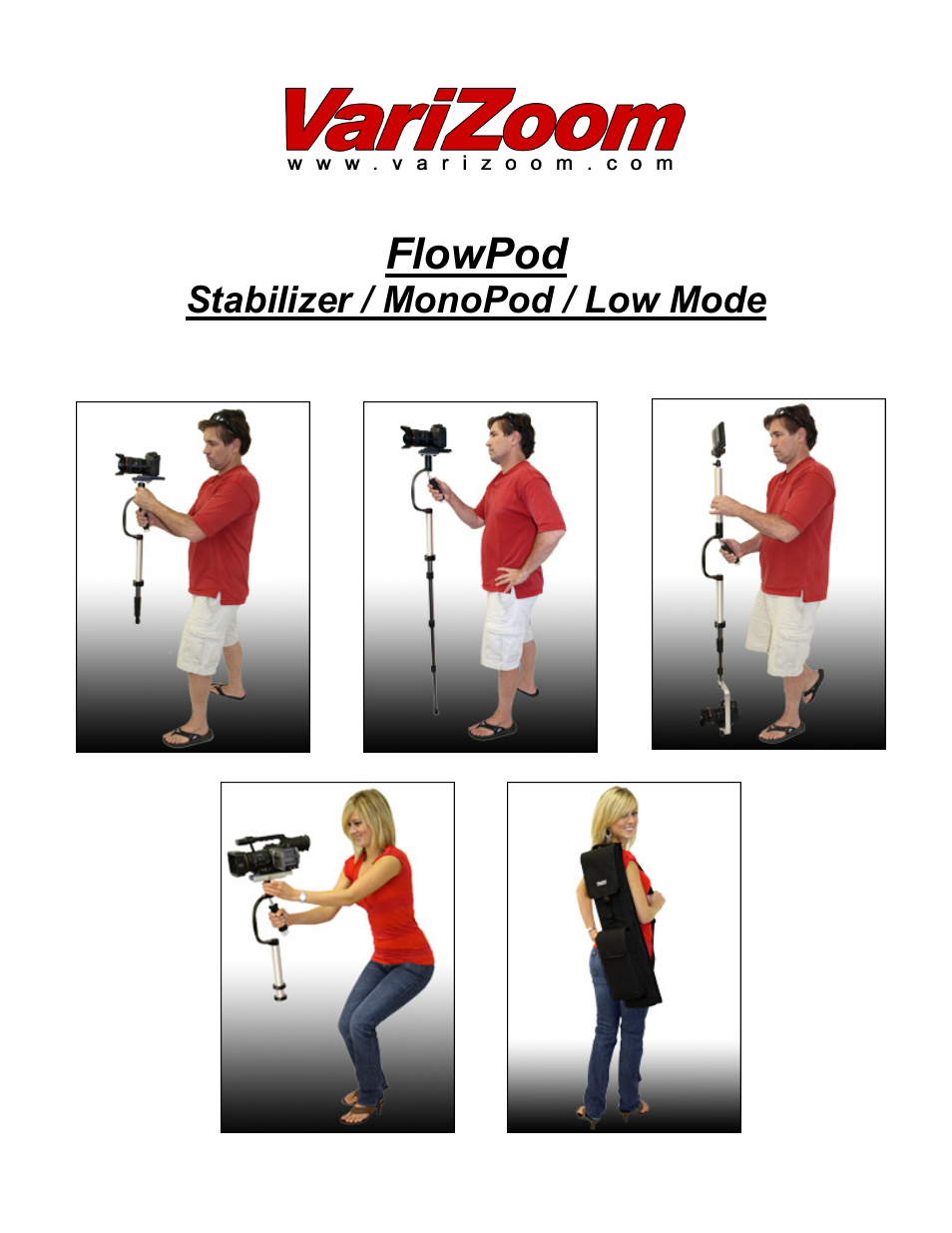 VariZoom VZFP User Manual | 7 pages