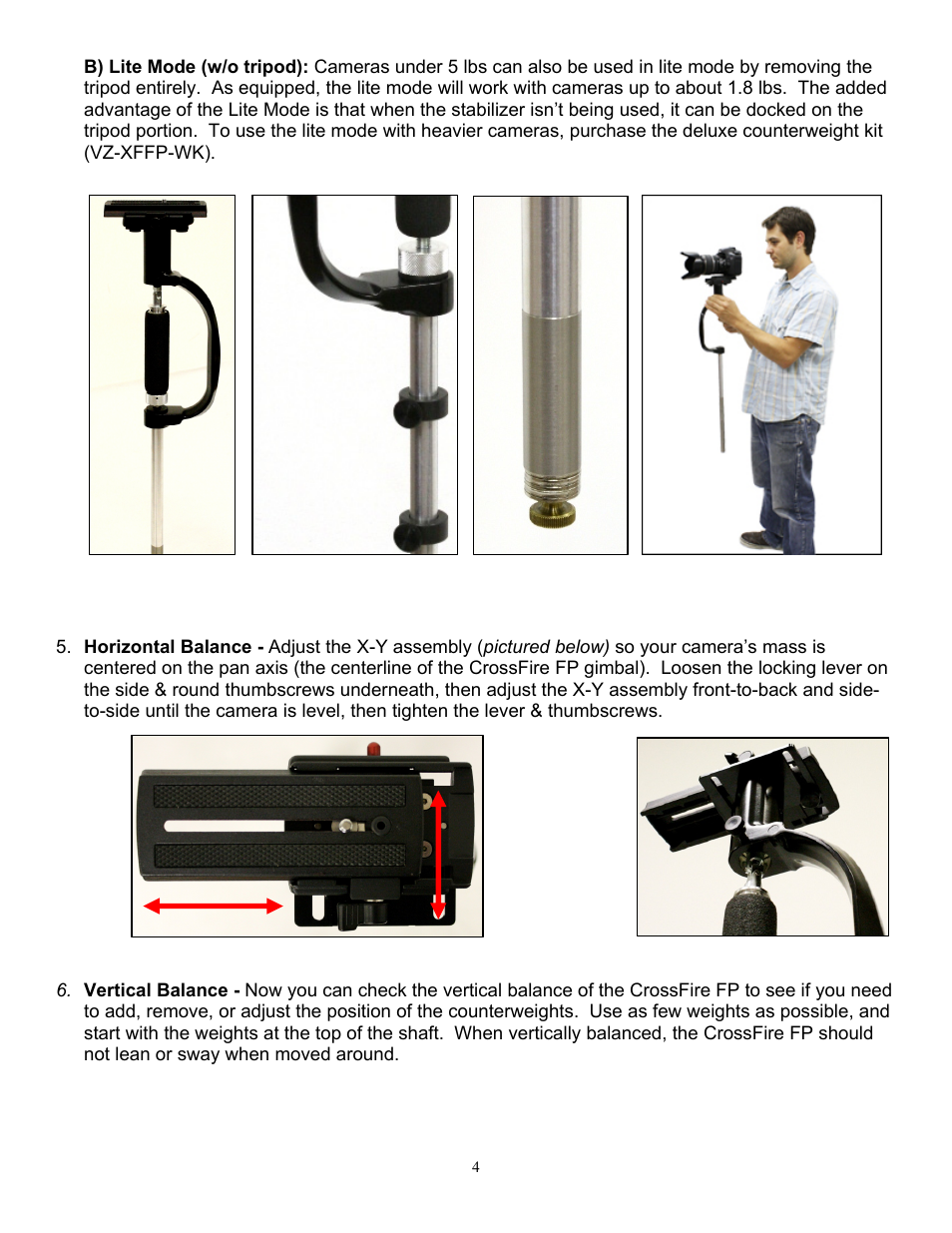 VariZoom VZCROSSFIRE-FP User Manual | Page 4 / 8