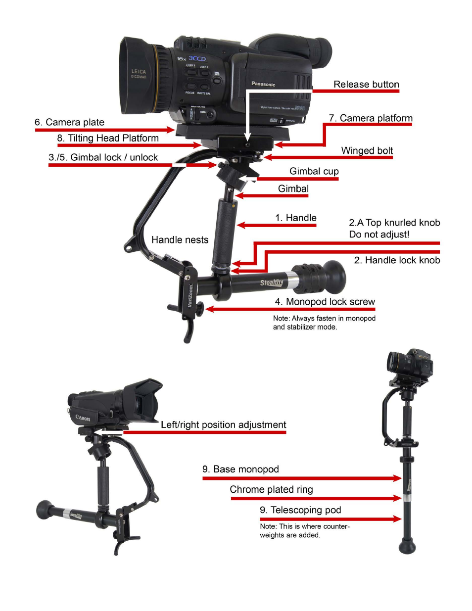 VariZoom STEALTHYPRO User Manual | Page 4 / 11