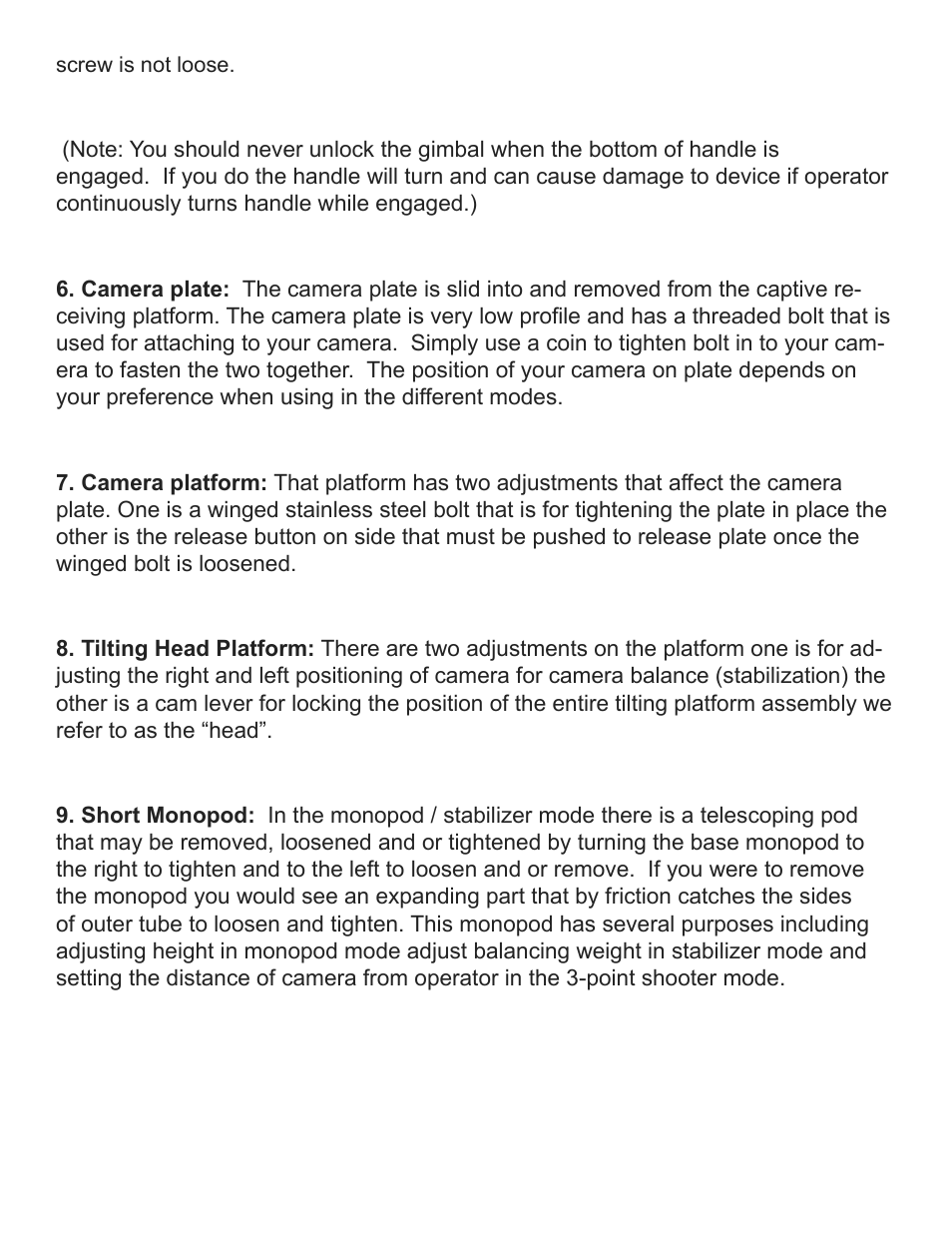 VariZoom STEALTHYPRO User Manual | Page 6 / 11