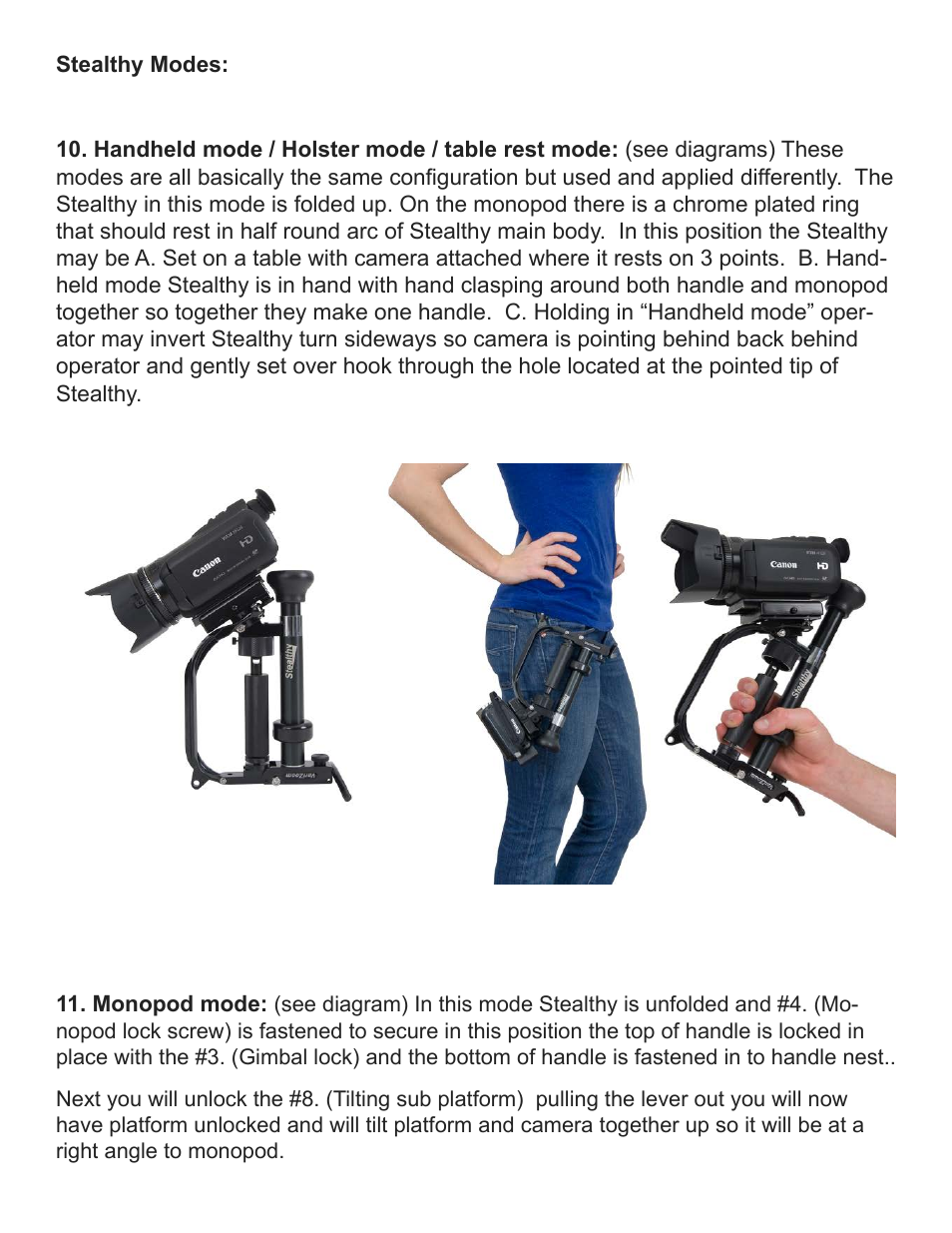 VariZoom STEALTHYPRO User Manual | Page 7 / 11