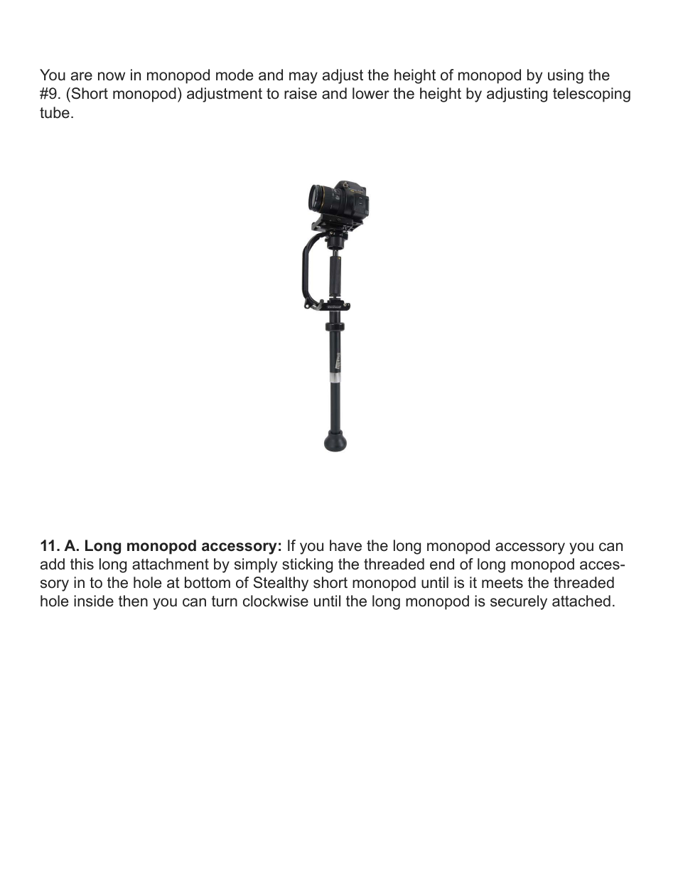 VariZoom STEALTHYPRO User Manual | Page 8 / 11