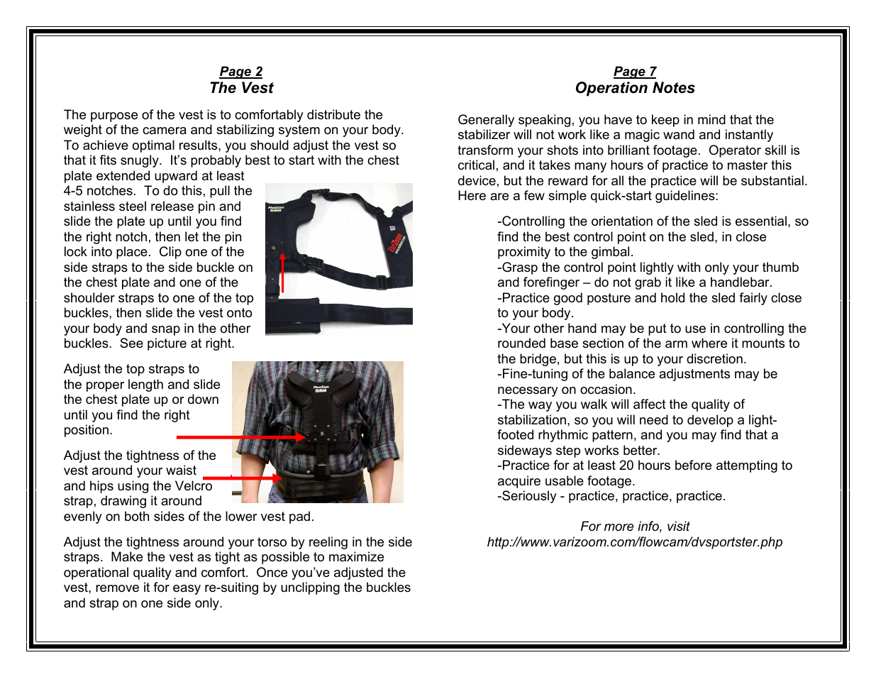 VariZoom VZDVSPORTSTER User Manual | Page 2 / 4