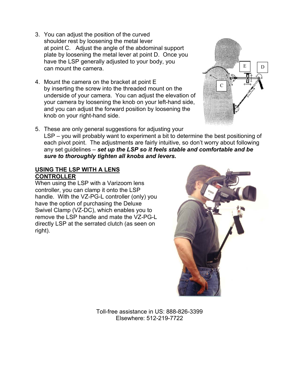 VariZoom VZLSP User Manual | Page 2 / 2