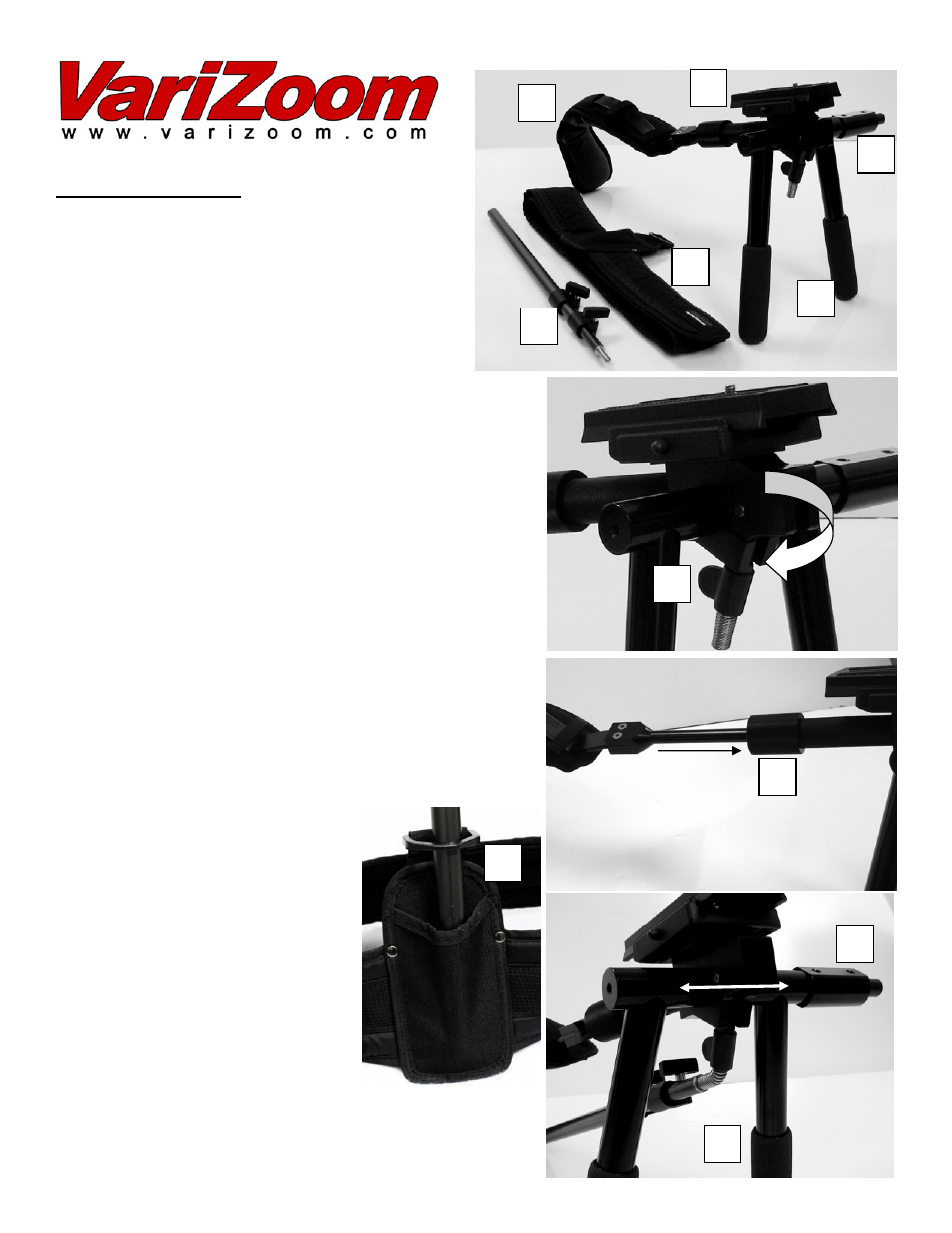 VariZoom VZDVTRAVELER User Manual | 1 page