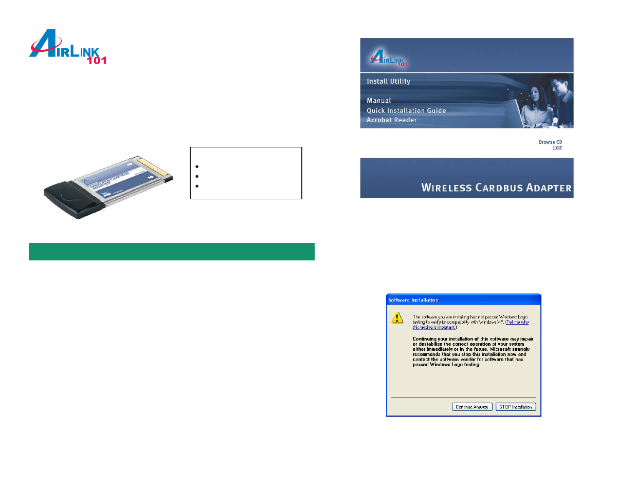 Airlink101 AWLC4030 User Manual | 4 pages
