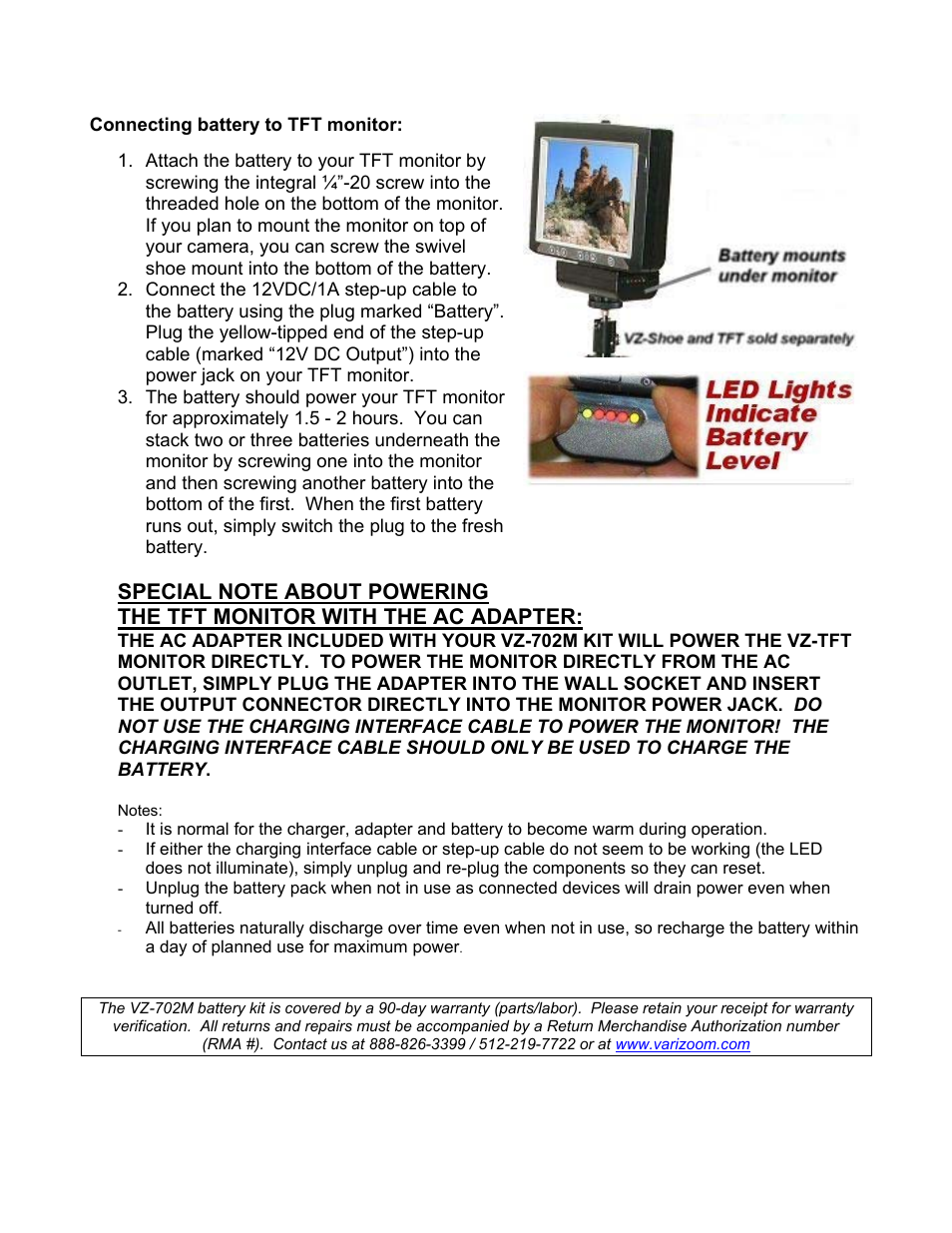 VariZoom VZ702M User Manual | Page 2 / 2