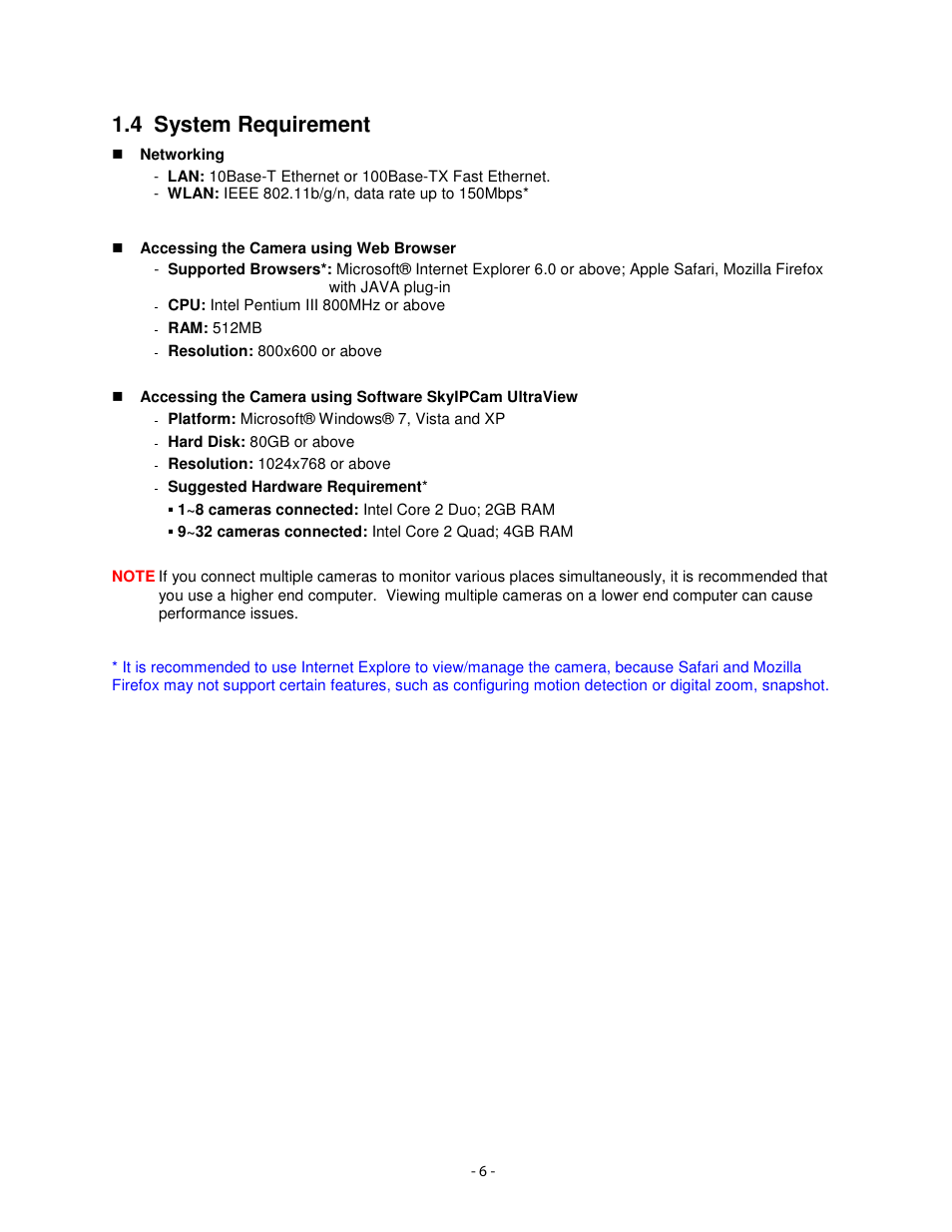 4 system requirement | Airlink101 AICN1747W User Manual | Page 7 / 74