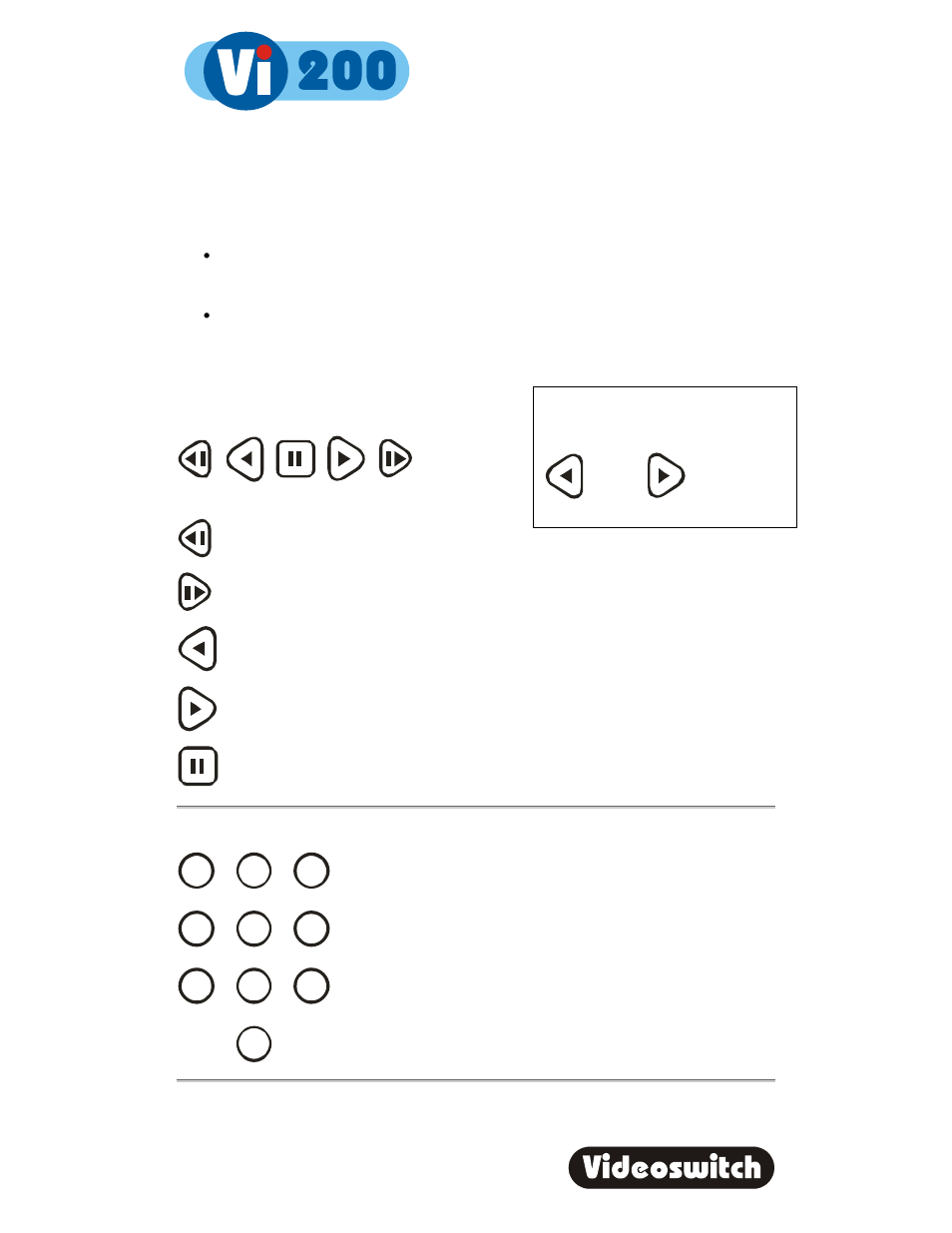 4 play, Digital recorder | Videoswitch Vi200 User Manual | Page 18 / 55