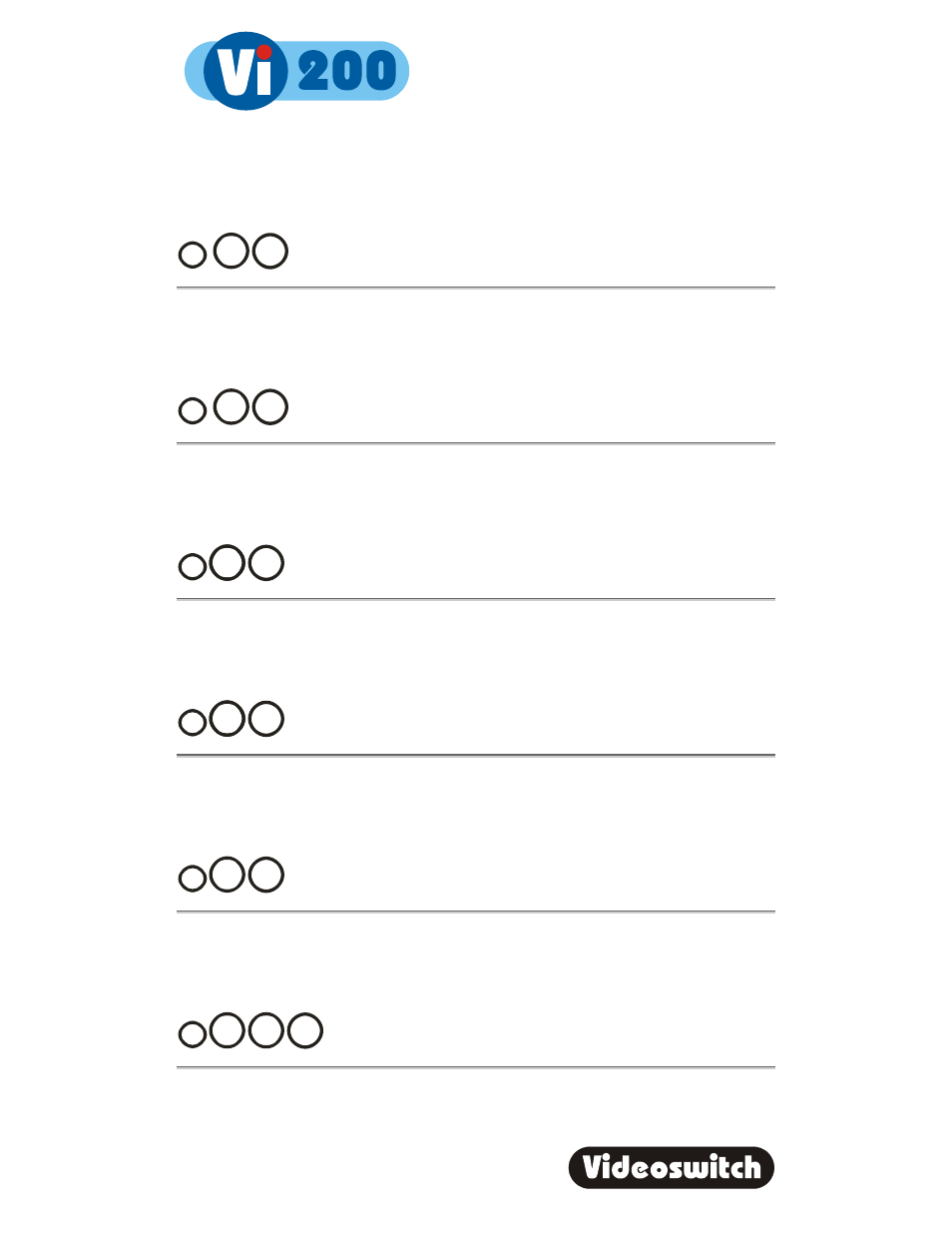 Digital recorder, 6 disable activity - yes, 7 disable activity - no | 8 seq main - yes, 9 seq main - no, 10 seq spot - yes, 11 seq spot - no | Videoswitch Vi200 User Manual | Page 24 / 55