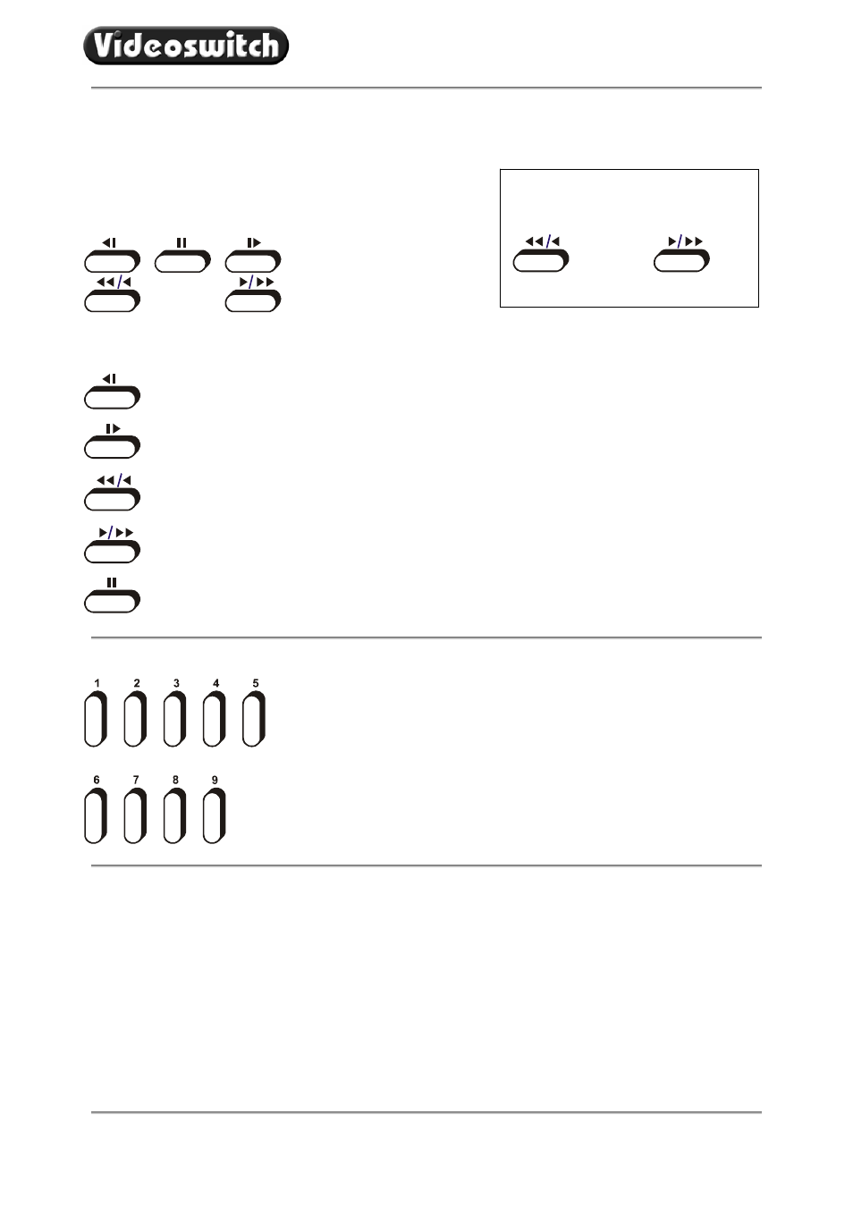 4 playback controls | Videoswitch VDC User Manual | Page 13 / 33