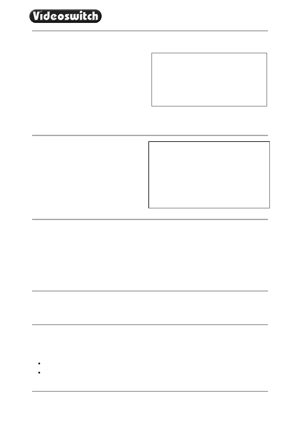3 display | Videoswitch VDC User Manual | Page 24 / 33
